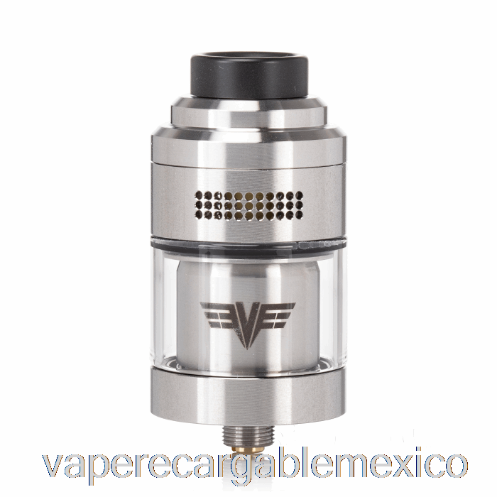 Vape Recargable Vaperz Cloud Valkyrie Mini 25mm Rta Acero Inoxidable Cepillado